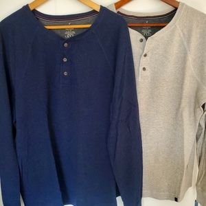 Denver Hayes men's Henleys - new without tags